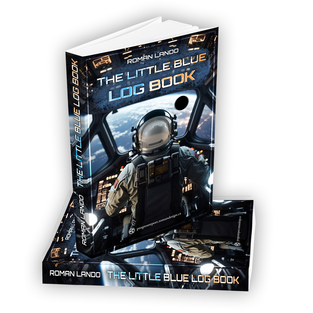 The Little Blue Log Book - near future hard sci-fi thriller